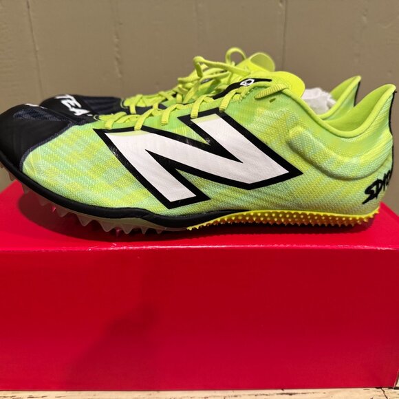 New Balance FuelCell SD100 V5 Track & Field Spikes (Size 10 - Mens) Green Black - Picture 2 of 6